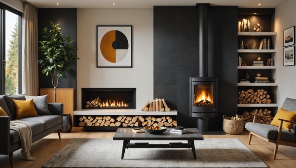 Poêle à bois design : comment en faire un élément déco sans ruiner le confort thermique de la maison